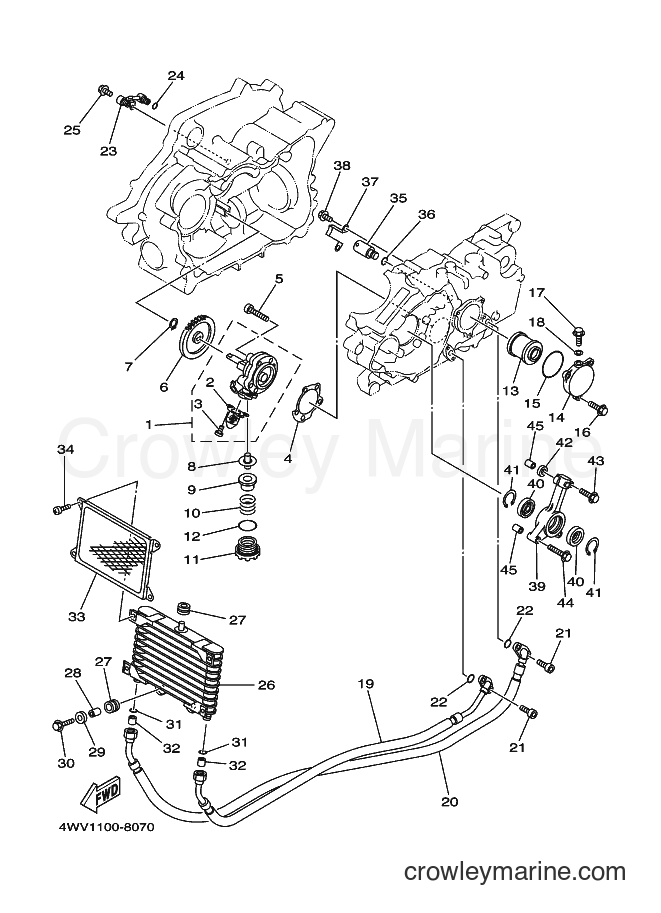 1998 ATV YFM600FWA - YFM600FWA (4WV2) [010] - OIL PUMP