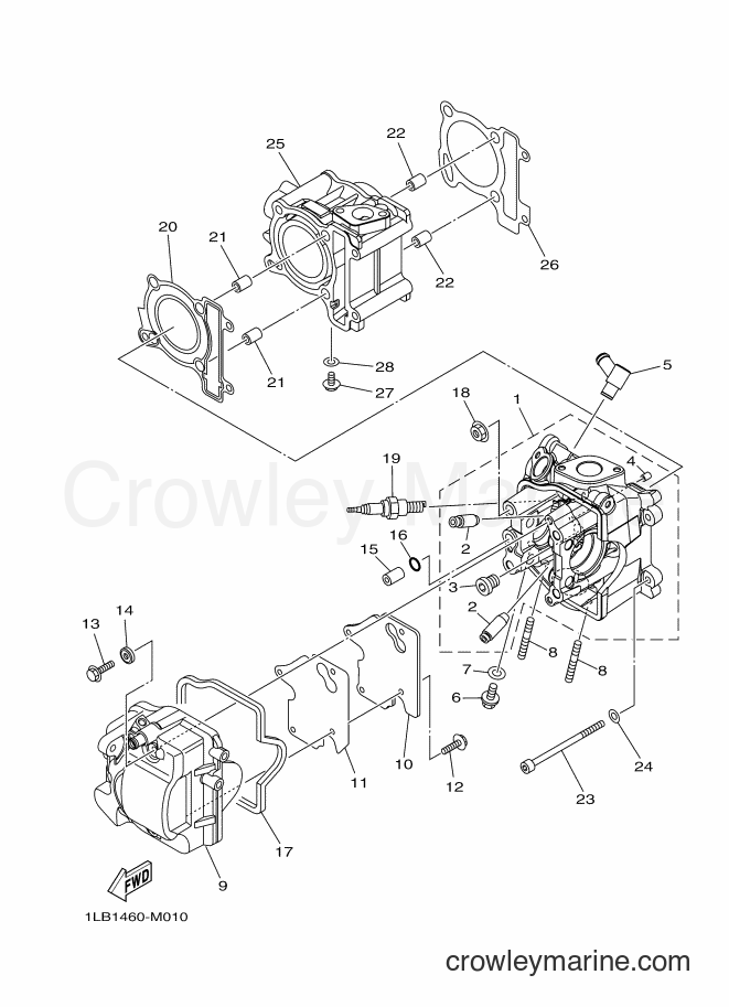 2014 Scooter AL125FC - AL125FC (1LBC) [010] - CYLINDER