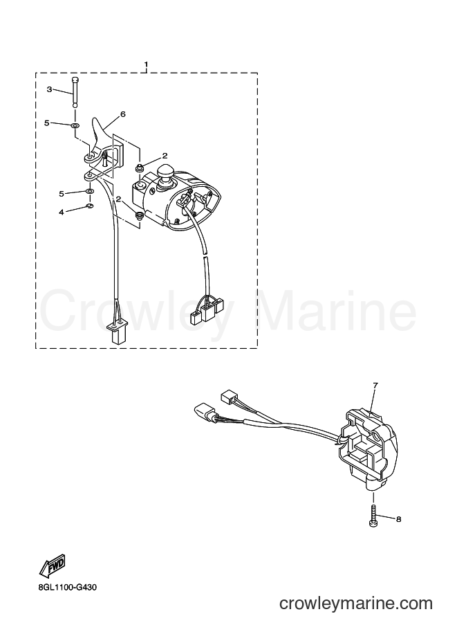 2009 Snowmobile RS10SUV - RS10SUV (8HP2) [010] - HANDLE SWITCH & LEVER