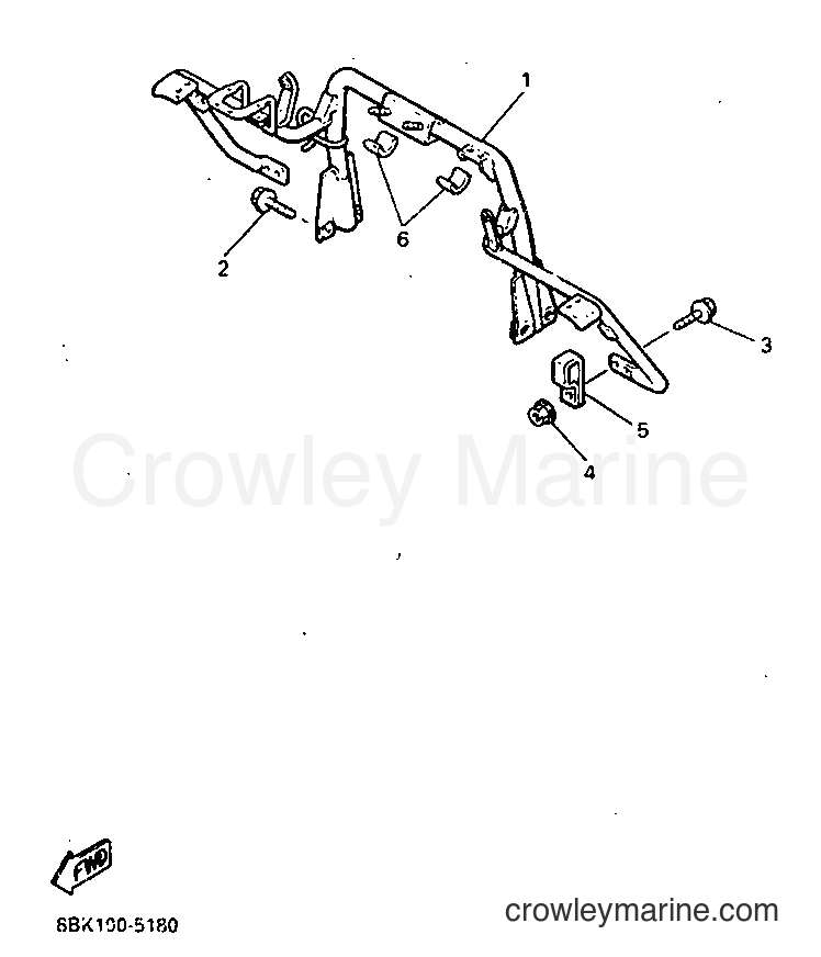 Yamaha Motors VT480 (8BK2) [010] - STEERING GATE