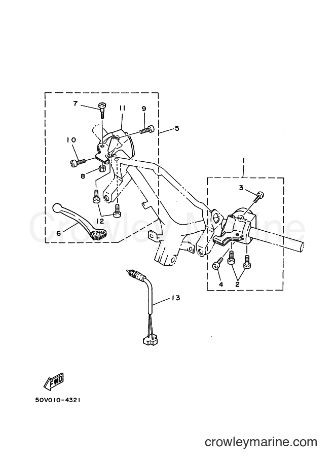 Yamaha Motors XC125 (3TE2) [999] - HANDLE SWITCH & LEVER