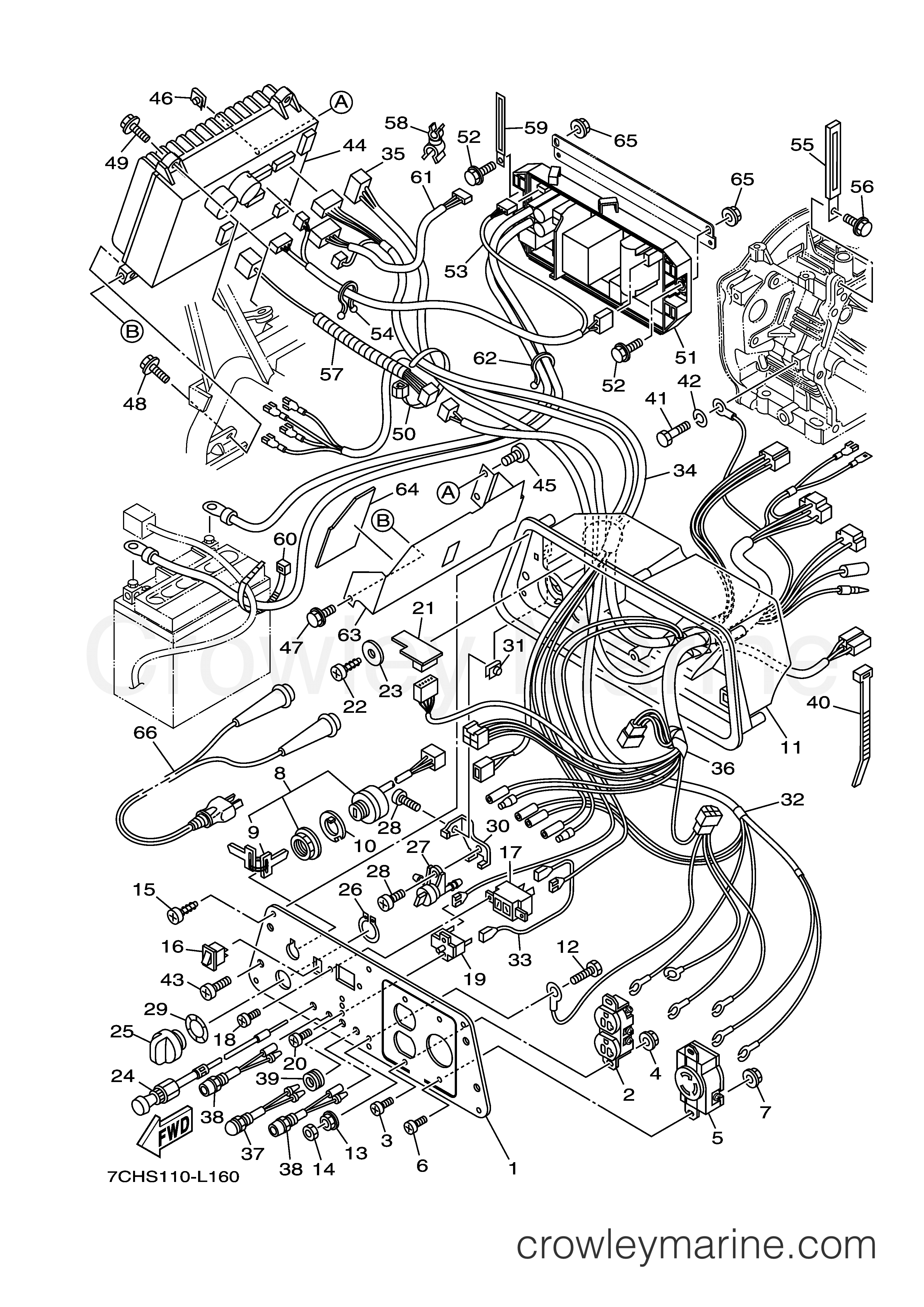 Yamaha Motors EF30ISEBQ - CONTROL BOX