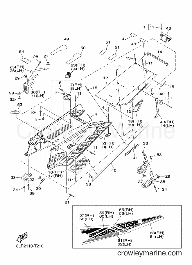 Yamaha Motors SRS10RL (8LR2) [010] - FRAME 2
