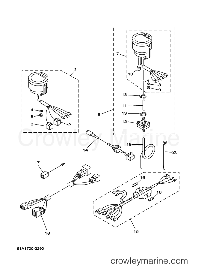 Yamaha Motors F100A (67F1) [030] - METER