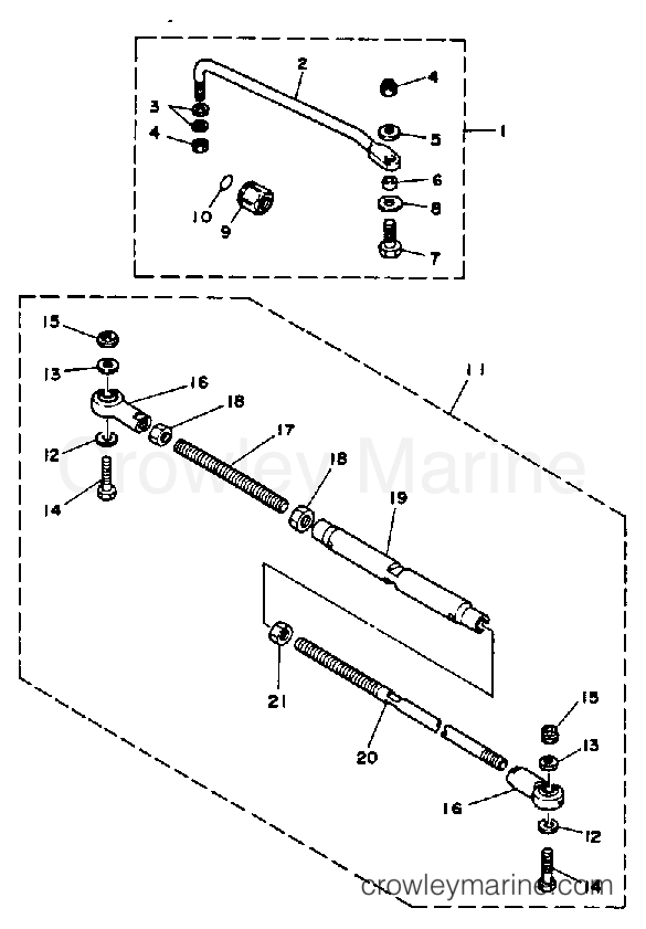 Yamaha Motors 25ELRQ - STEERING GUIDE ATTACHMENT