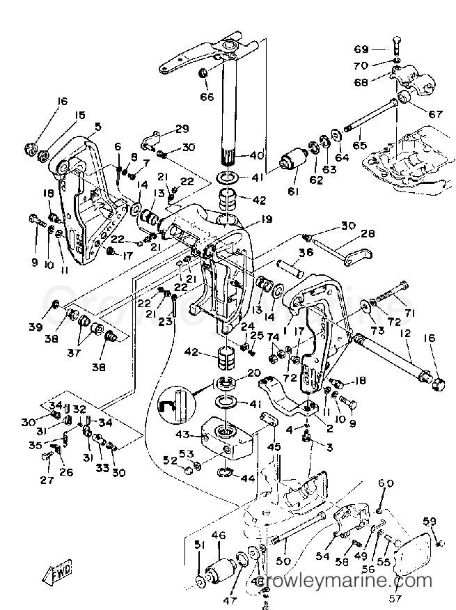 Yamaha Motors 150ETXG - BRACKET