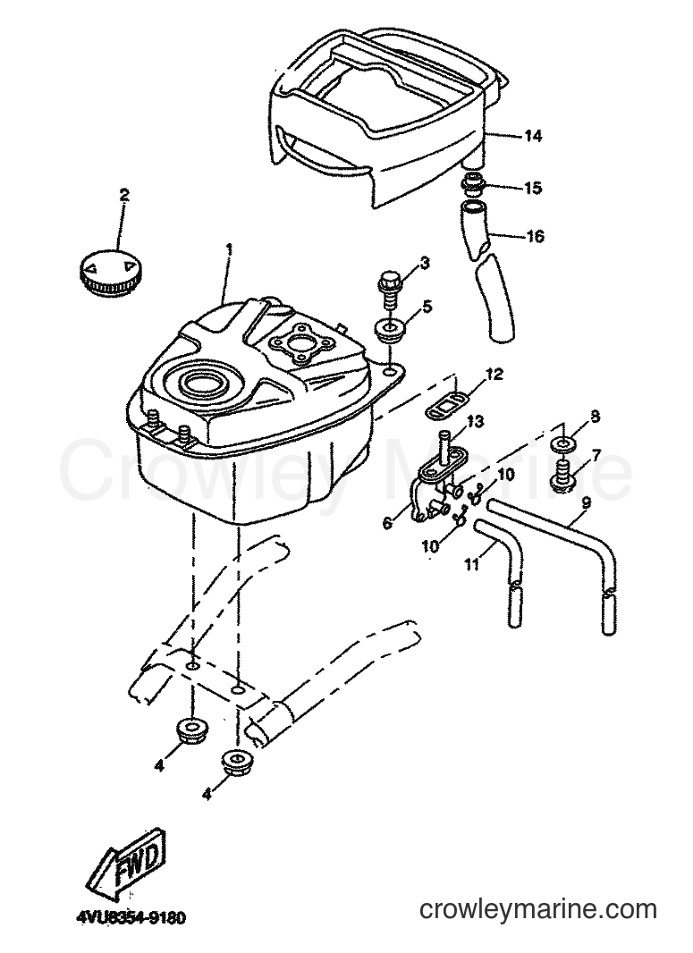 1999 Scooter CW50 - CW50 (4VVP) [010] - FUEL TANK