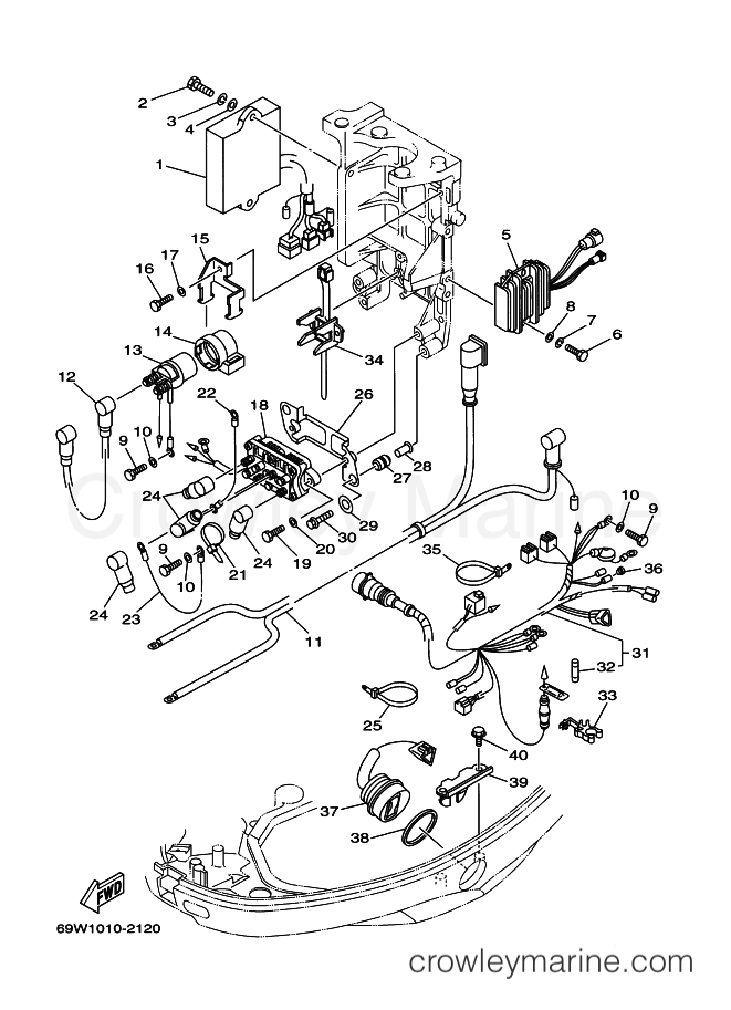 Yamaha Motors F60AETL (69W2) [030] - ELECTRICAL 2