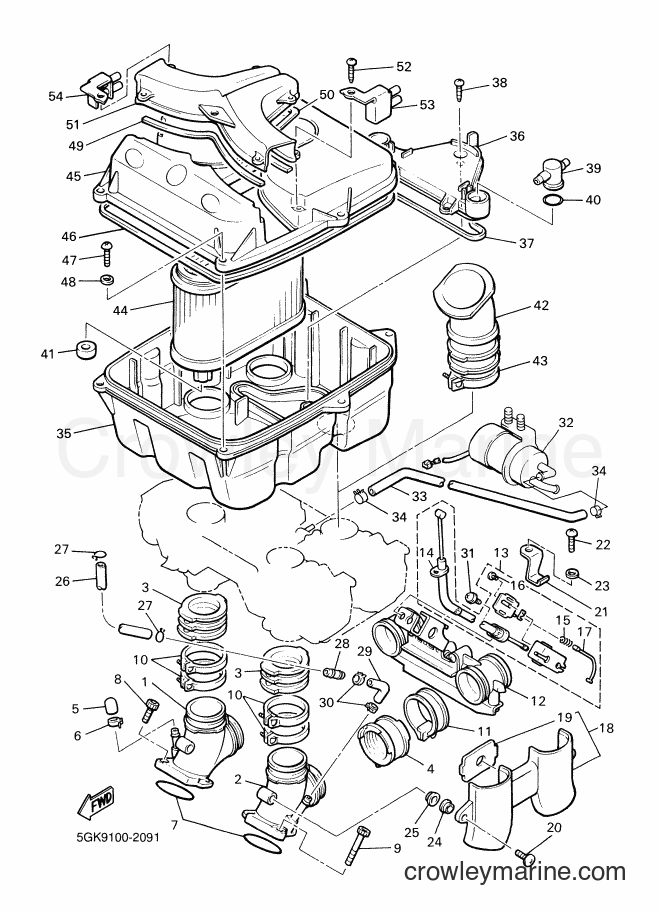 Yamaha Motors VMX12 (5GKB) [01A] - INTAKE
