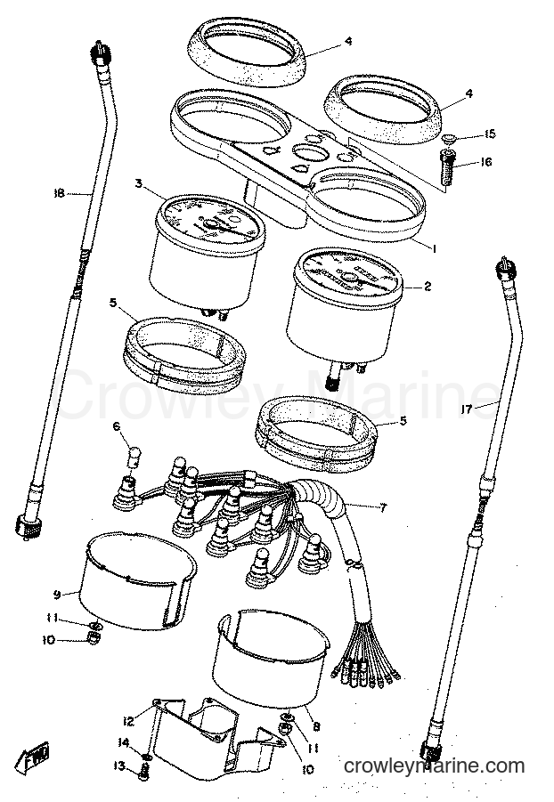 1974 Street Bike RD350 - RD350 (RD1) [999] - METER