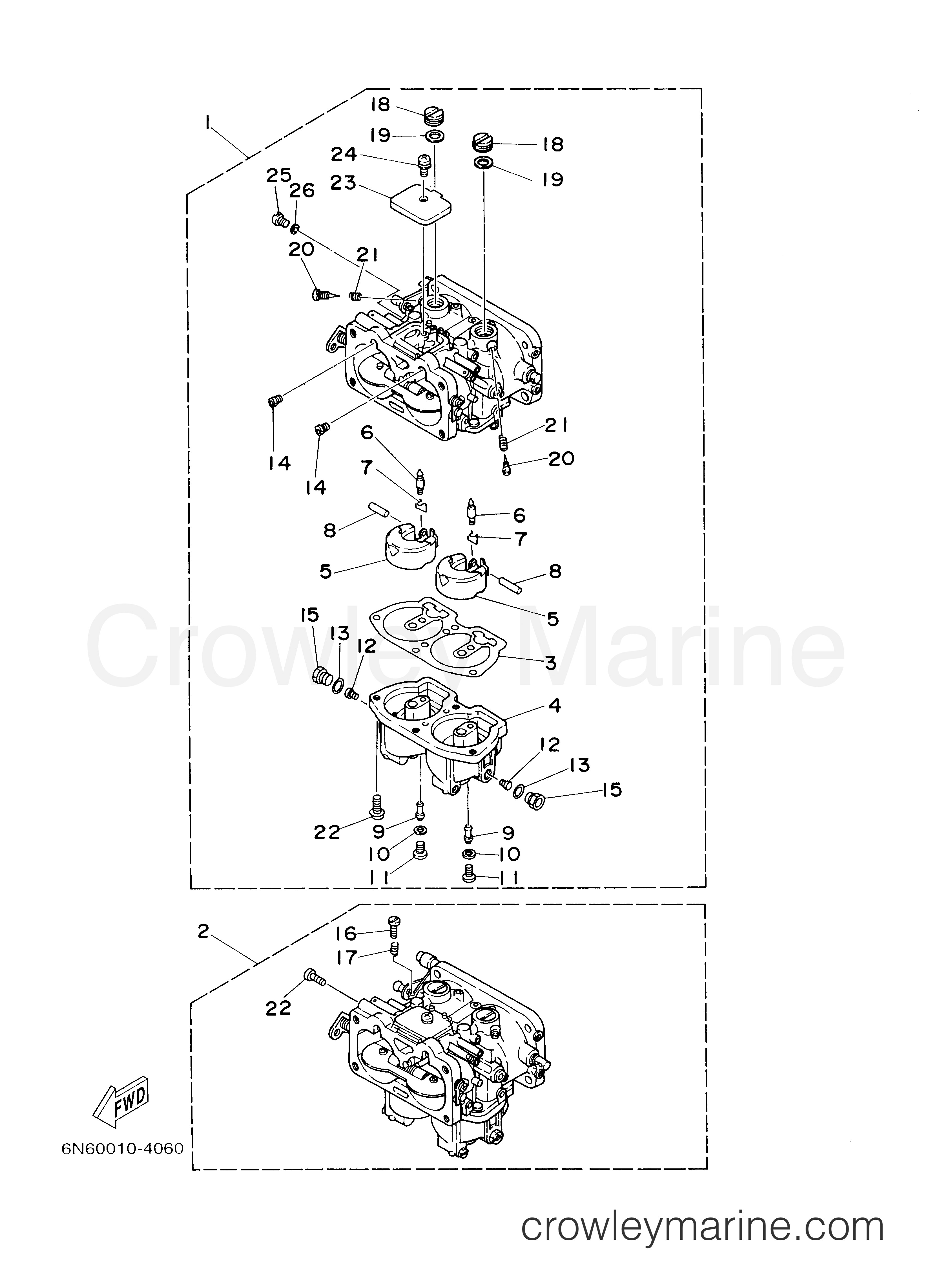 Yamaha Motors 130TLRB - CARBURETOR