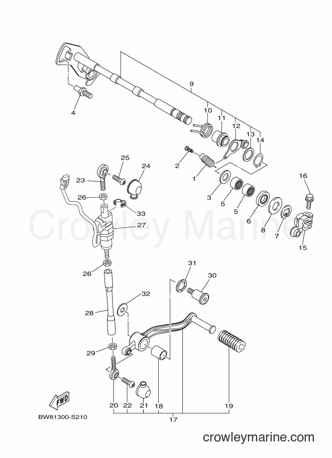 2017 Street Bike MTN1000 - MTN1000 (B676) [010] - SHIFT SHAFT