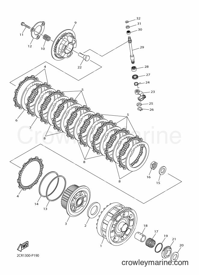 2016 Sport Bike YZF-R1 - YZF-R1 (2CRD) [010] - CLUTCH