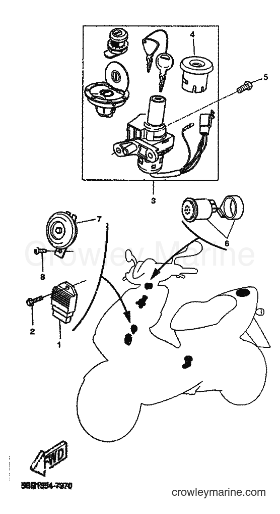 1999 Scooter YQ50 - YQ50 (5KH1) [010] - ELECTRICAL 1