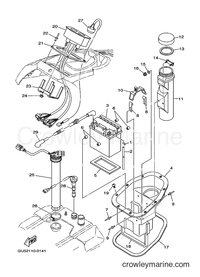 Yamaha Motors JET FOR SV1200Y (66GK) [010] - ELECTRICAL 2