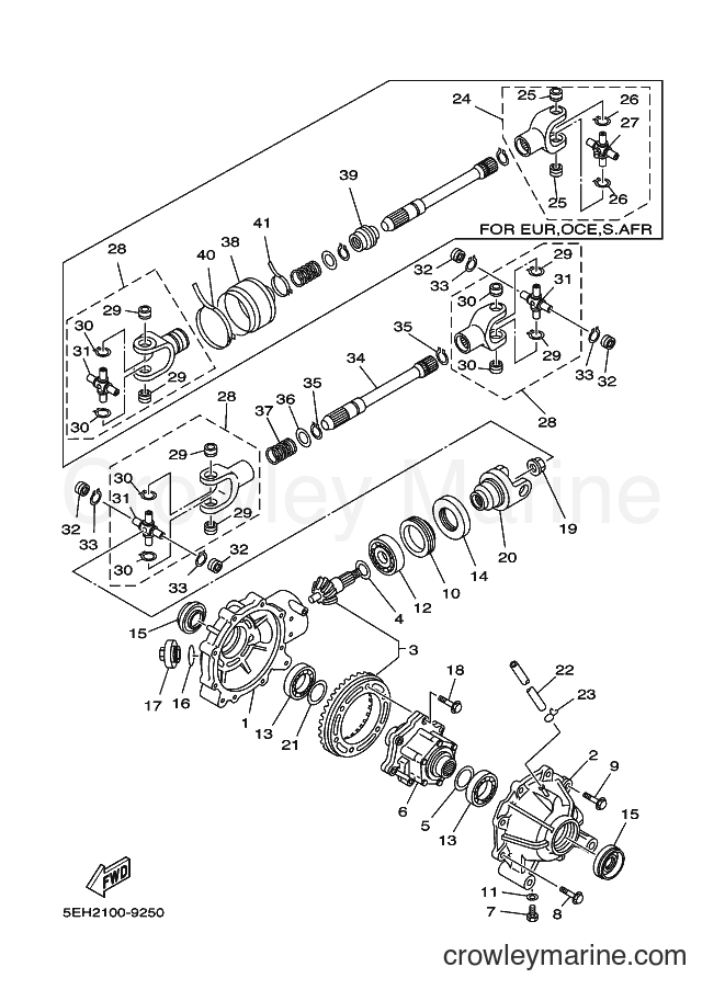 1999 ATV YFM400FWB - YFM400FWB (5EH4) [010] - FRONT DIFFERENTIAL