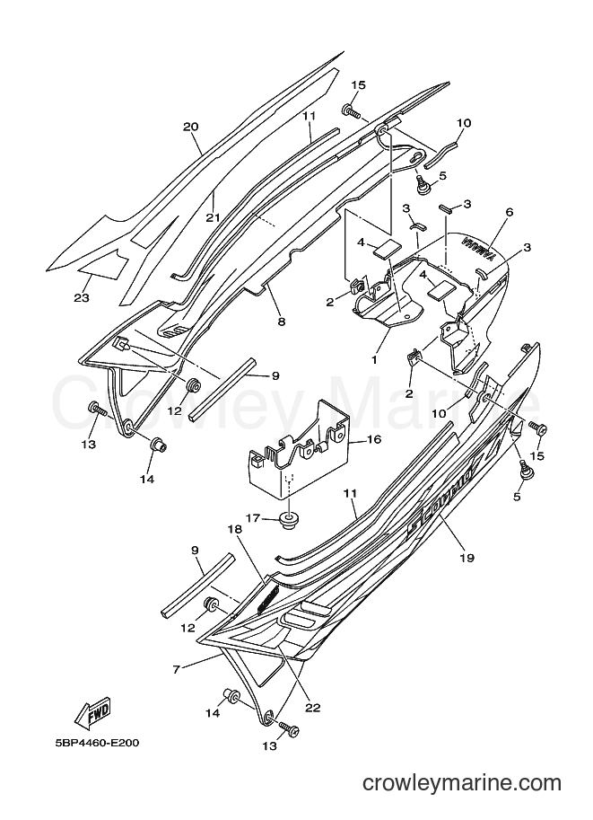 Yamaha Motors SX-4 (5BP4) [010] - SIDE COVER