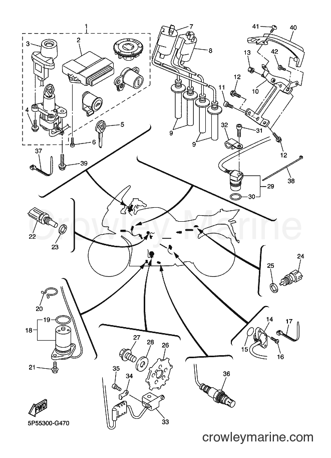 2010 Sport Bike FJR1300A - FJR1300A (1CY6) [010] - ELECTRICAL 1