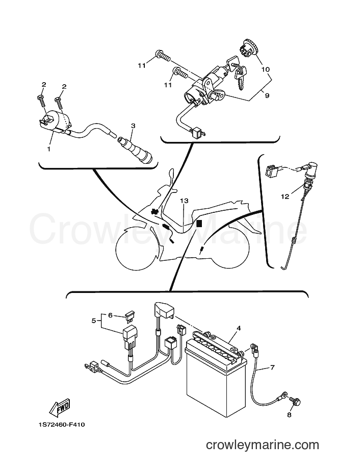 2008 Scooter T135SEC - T135SEC (1S75) [010] - ELECTRICAL 1