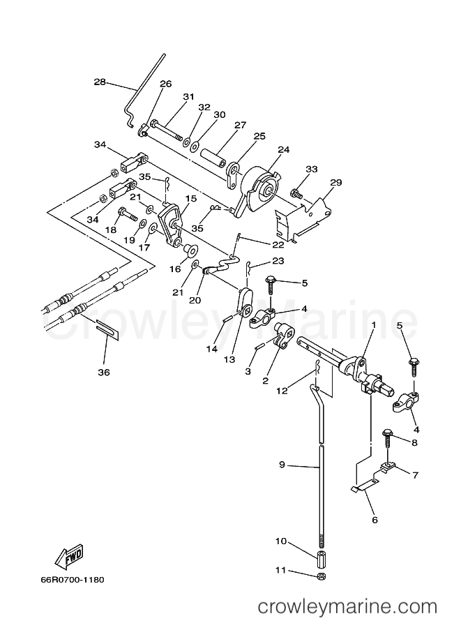 Yamaha Motors FT9.9DEX (66R2) [170] - CONTROL