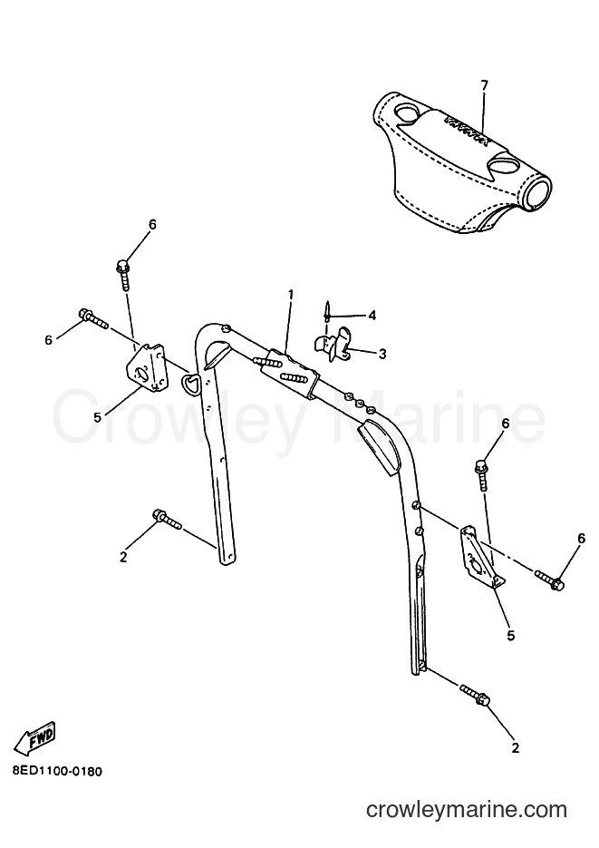 Yamaha Motors VX600LT (8EJ1) [020] - STEERING GATE