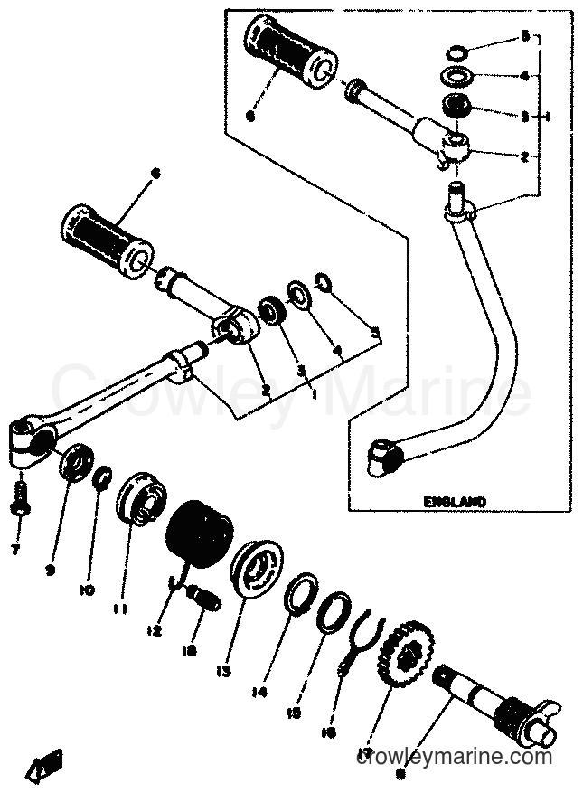 Yamaha Motors TY50M (1G7) [999] - STARTER