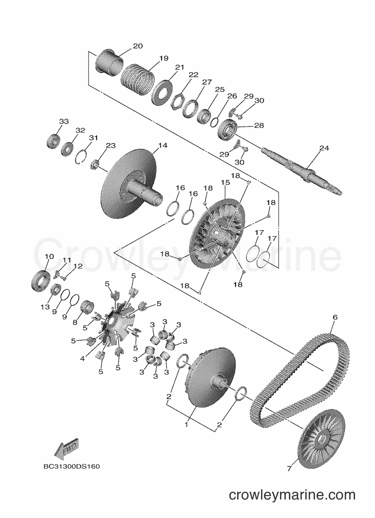 Yamaha Motors XP530D-A (BC31) [010] - CLUTCH 2