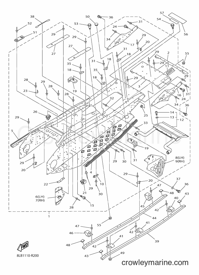 Yamaha Motors RX10ST2 (8KL3) [020] - FRAME 2