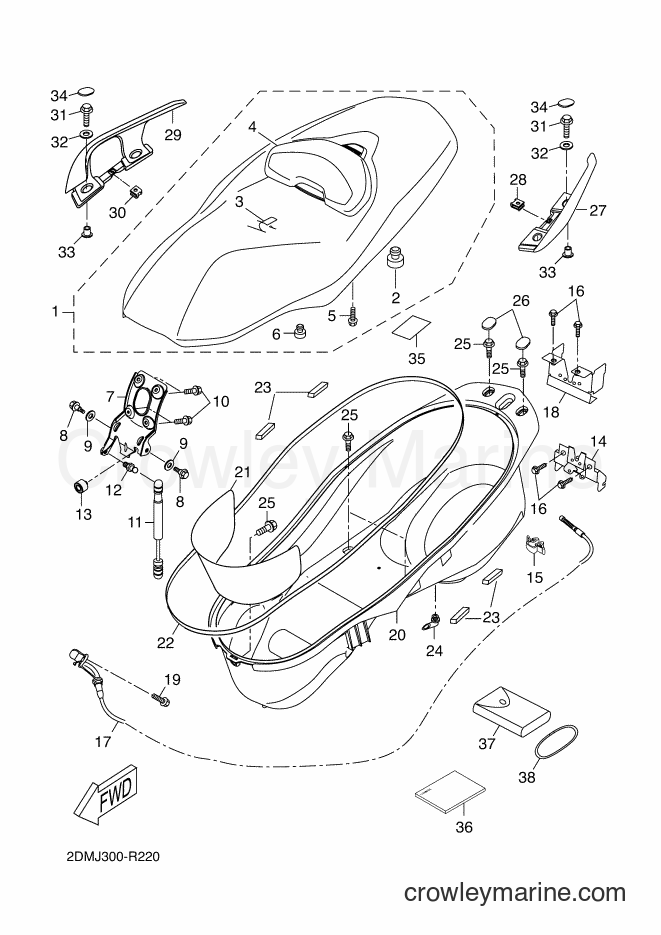 2016 Scooter YP125RA - YP125RA (2DMJ) [040] - SEAT