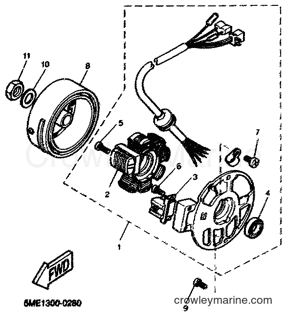 Yamaha Motors YQ100 (5ME4) [010] - GENERATOR