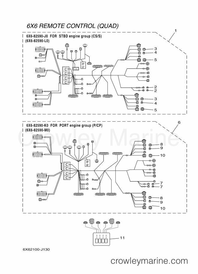 Yamaha Motors COMMAND LINK PLUS (6Y91) [020] - DBW REMOTE CONTROL 5 (QUAD)