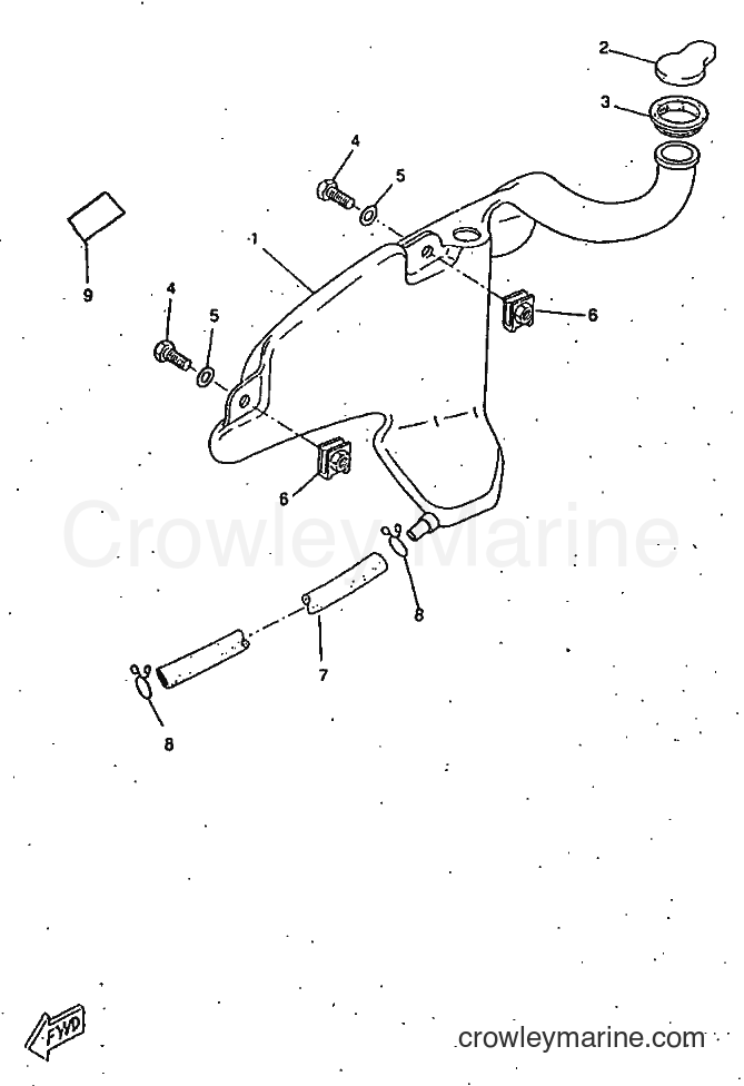 1998 Scooter CW50RSX - CW50RSX (5AA3) [999] - OIL TANK
