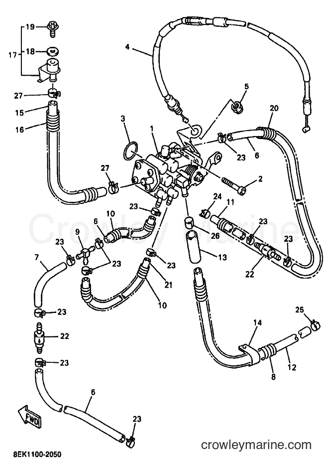 2002 Snowmobile SXV70ER - SXV70ER (8FB1) [030] - OIL PUMP