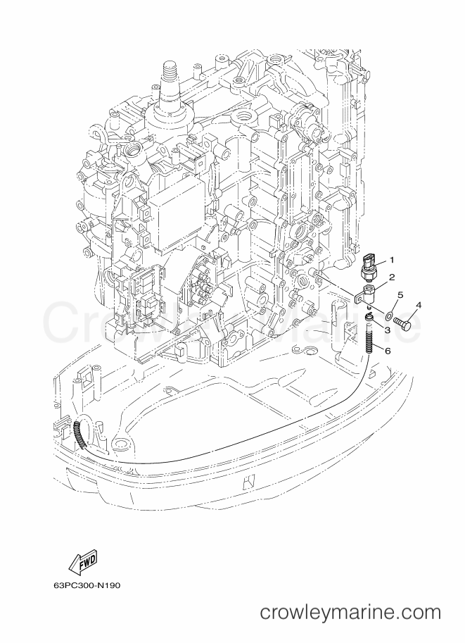 Yamaha Motors F150AETL (63PC) [070] - ELECTRICAL 4