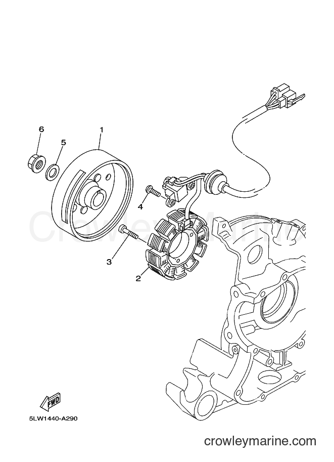 Yamaha Motors AT115 (5VD1) [010] - GENERATOR