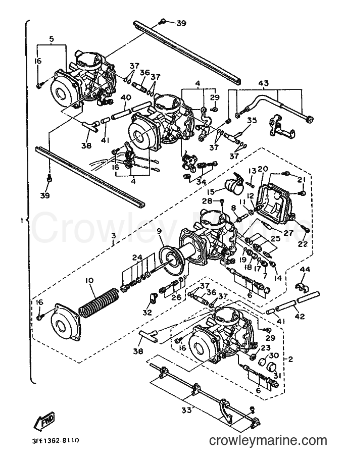 Yamaha Motors FZR1000 (3DV1) [020] - CARBURETOR