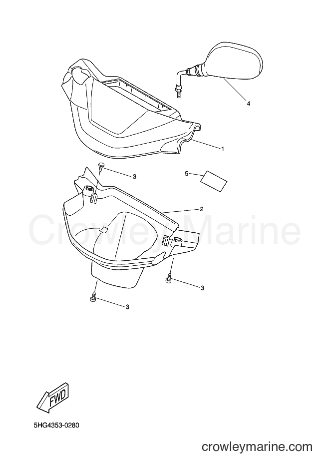 2002 Scooter CW50 - CW50 (5NT5) [010] - COWLING 1