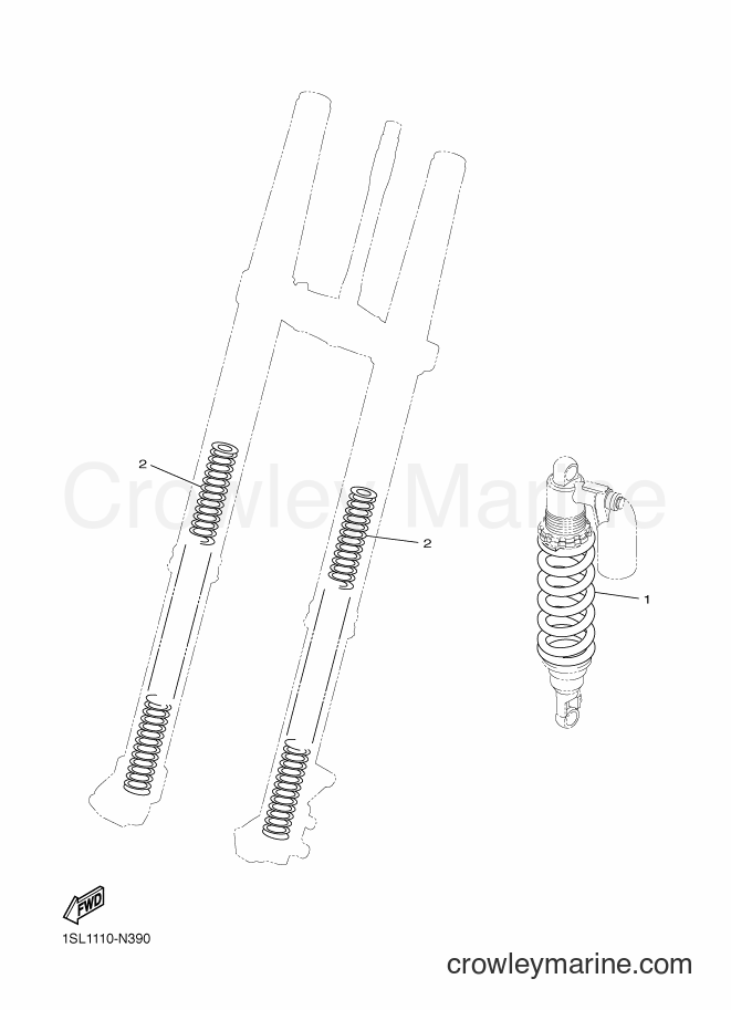 2016 Dirt Bike WR250F - WR250F (2GB7) [010] - ALTERNATE FOR CHASSIS