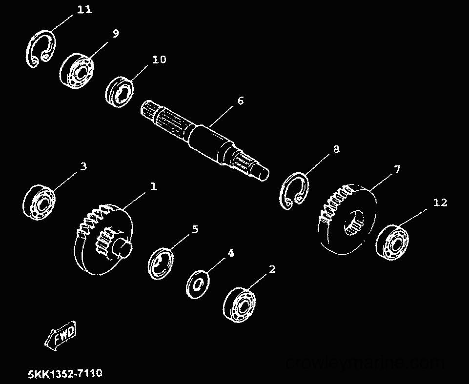 1999 Scooter YN100 - YN100 (5KK1) [999] - TRANSMISSION