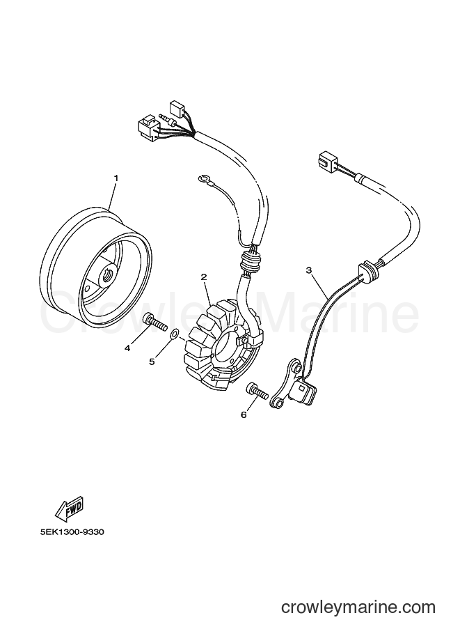 2000 Dirt Bike TW125 - TW125 (5EK3) [080] - GENERATOR