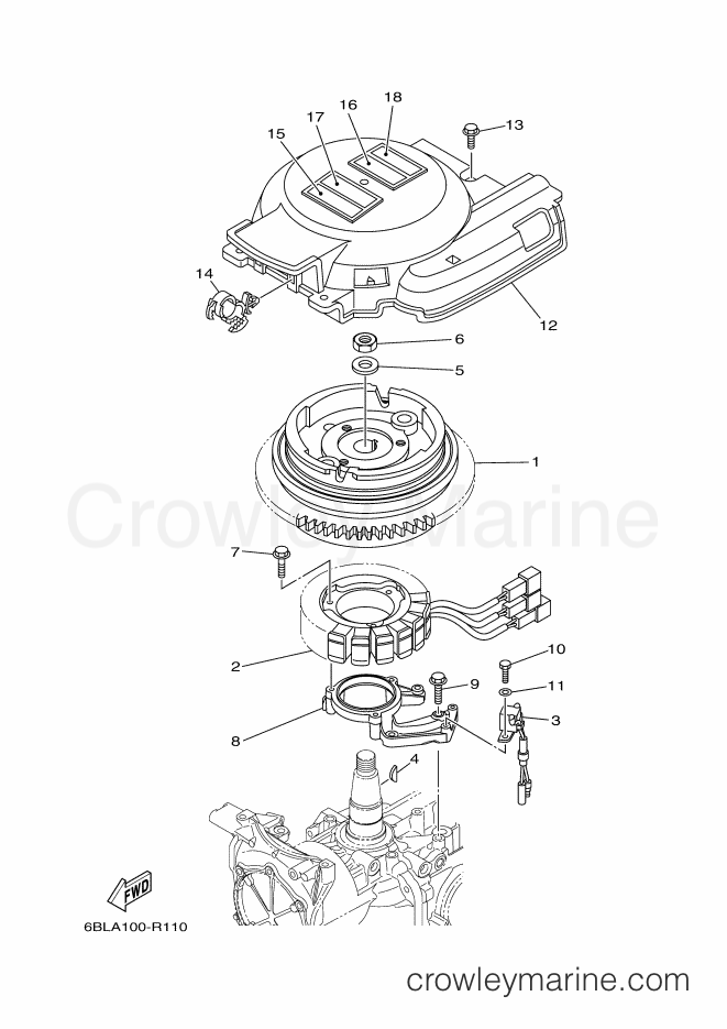 Yamaha Motors T25A (6BLA) [070] - GENERATOR