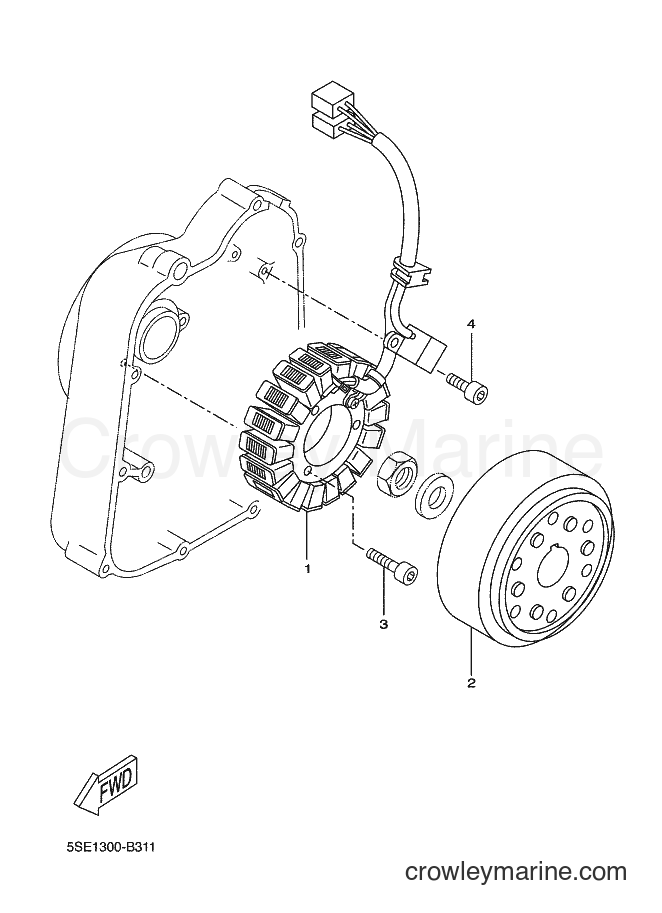 Yamaha Motors VP300 (5SE1) [040] - GENERATOR