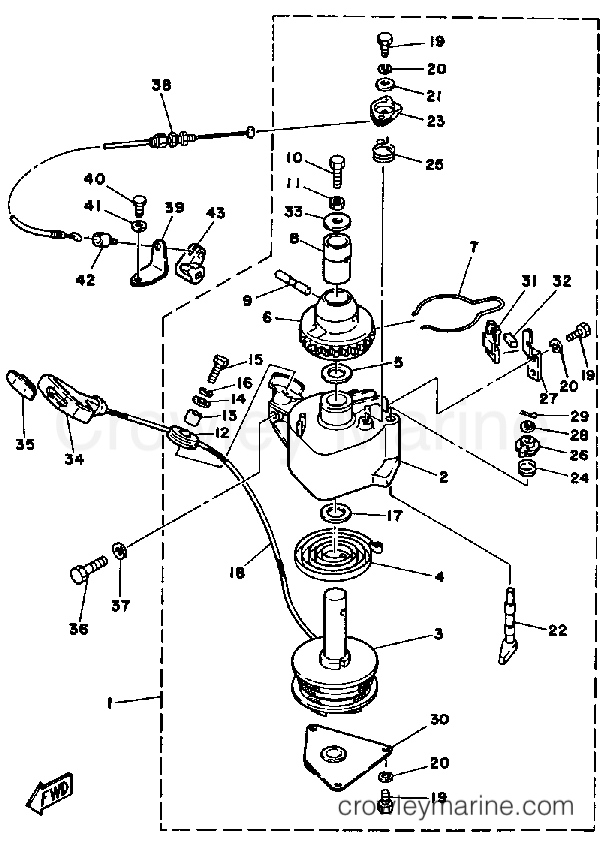 Yamaha Motors F9.9LH - MANUAL STARTER