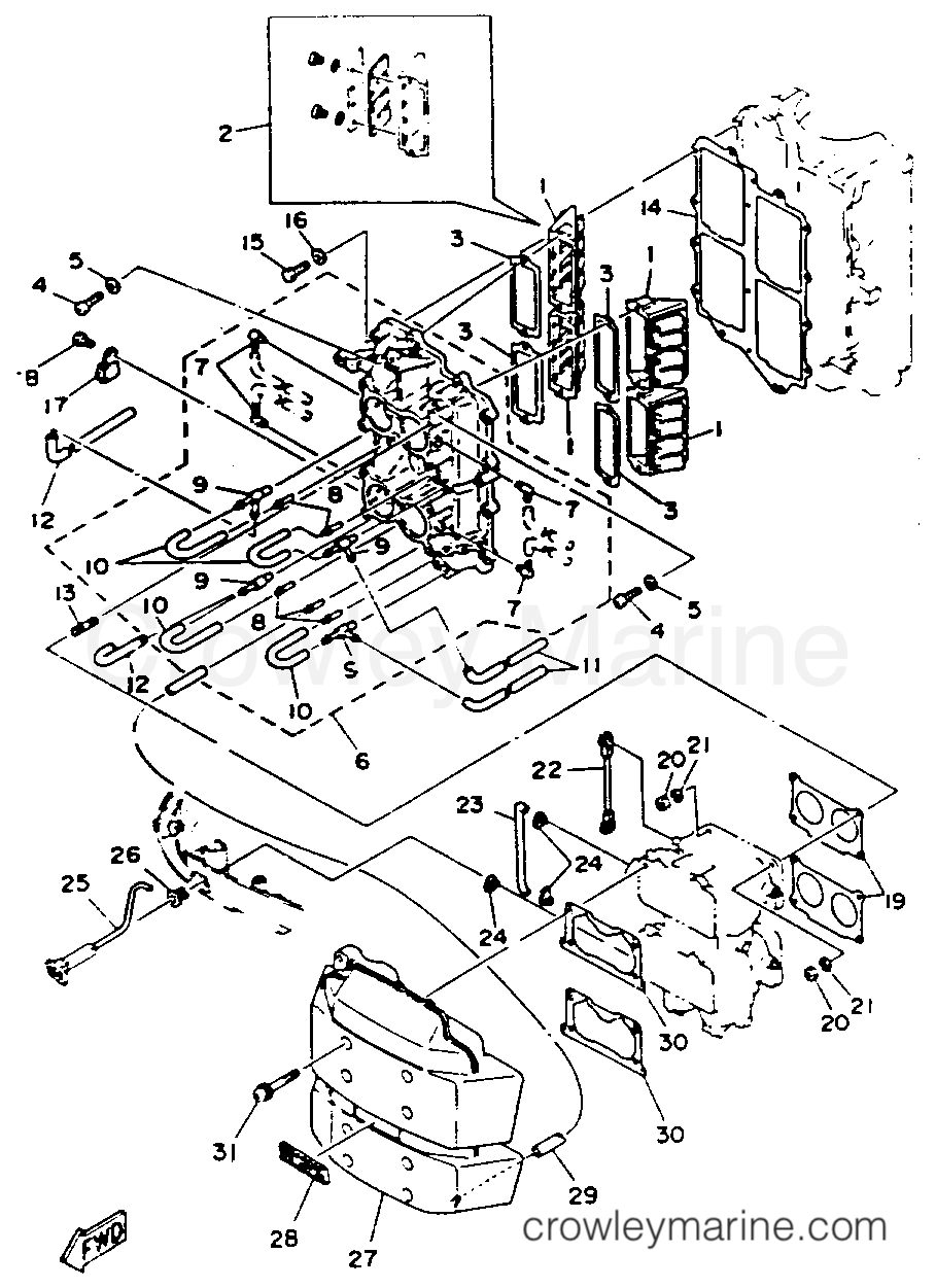 Yamaha Motors 115TXRR - INTAKE