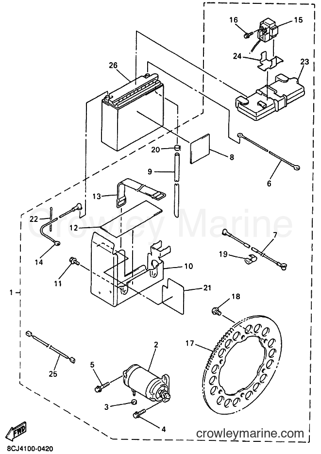 Yamaha Motors VX500 (8CJ4) [030] - ALTERNATE FOR ELECTRICAL