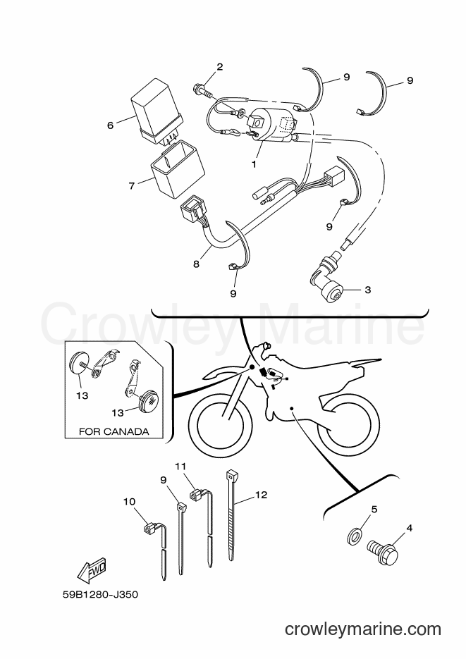 2010 Dirt Bike TT-R125LW - TT-R125LW (19CD) [010] - ELECTRICAL 1