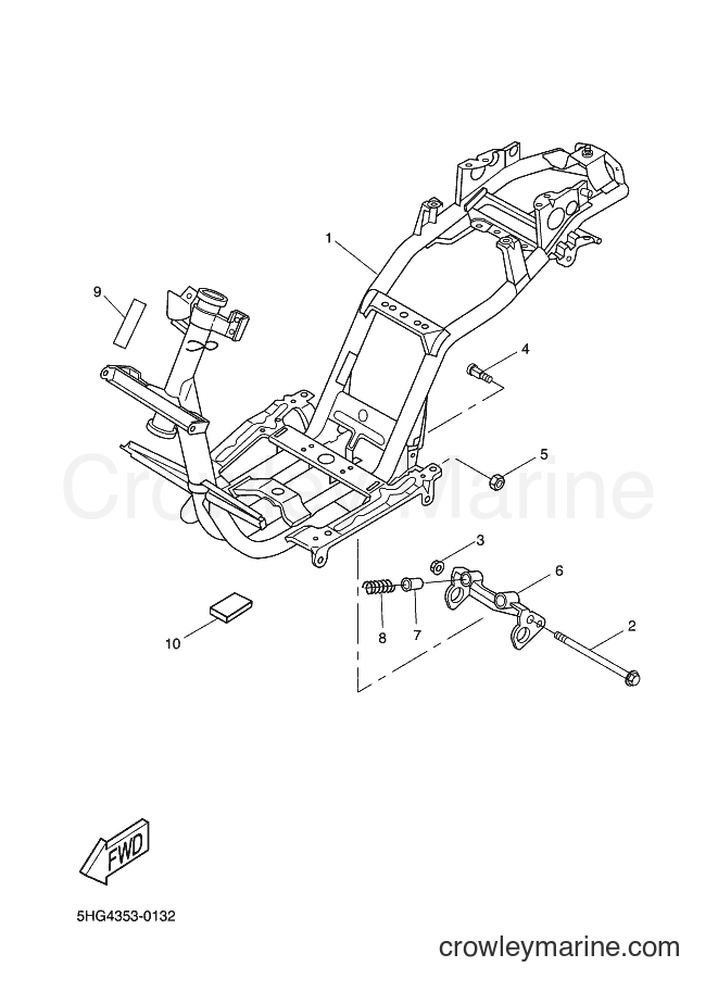 Yamaha Motors CW50 (5RH2) [010] - FRAME