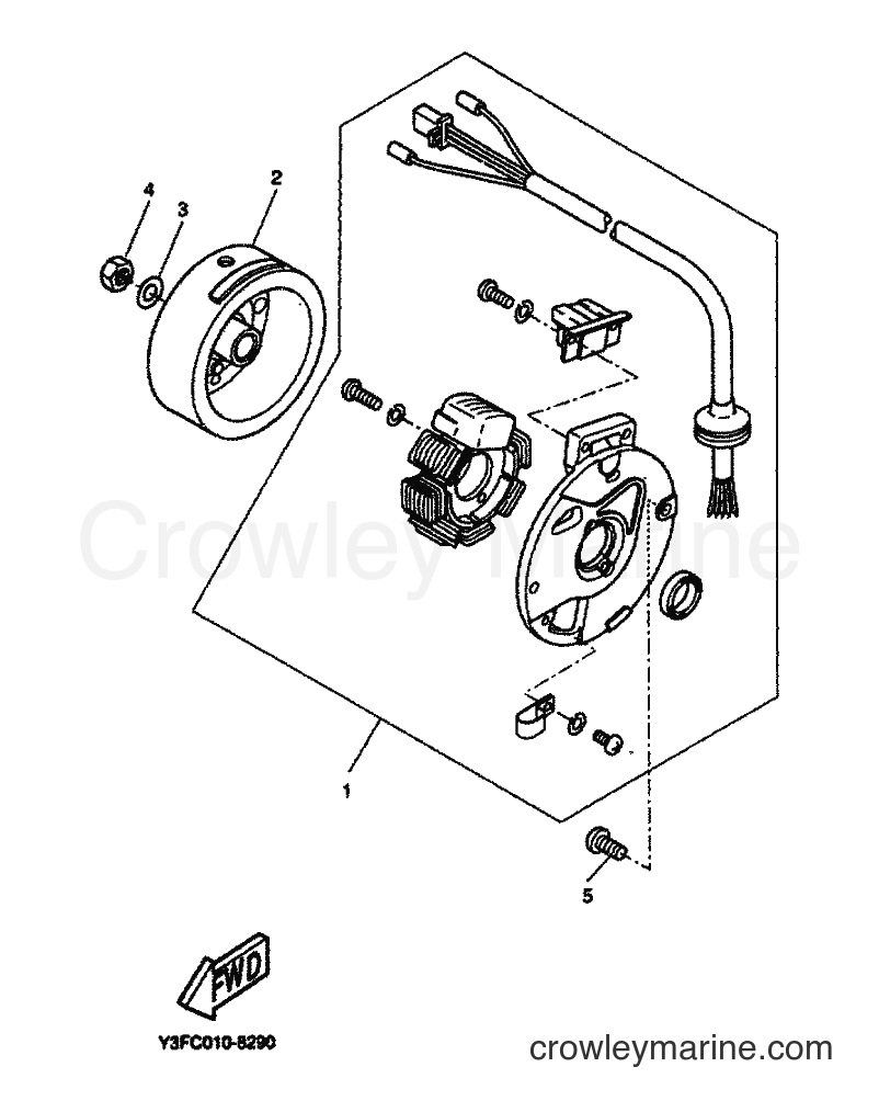 2000 Scooter EW50 - EW50 (5LH1) [020] - GENERATOR