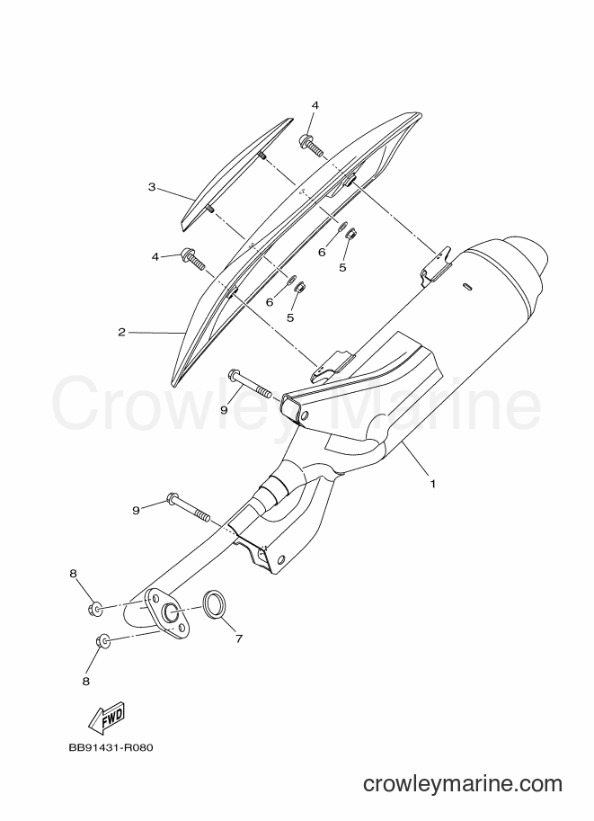Yamaha Motors LNC125 (BB96) [010] - EXHAUST
