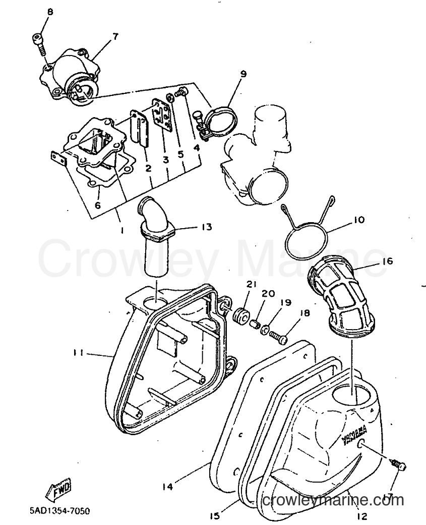 Yamaha Motors YN50 (5BW2) [010] - INTAKE